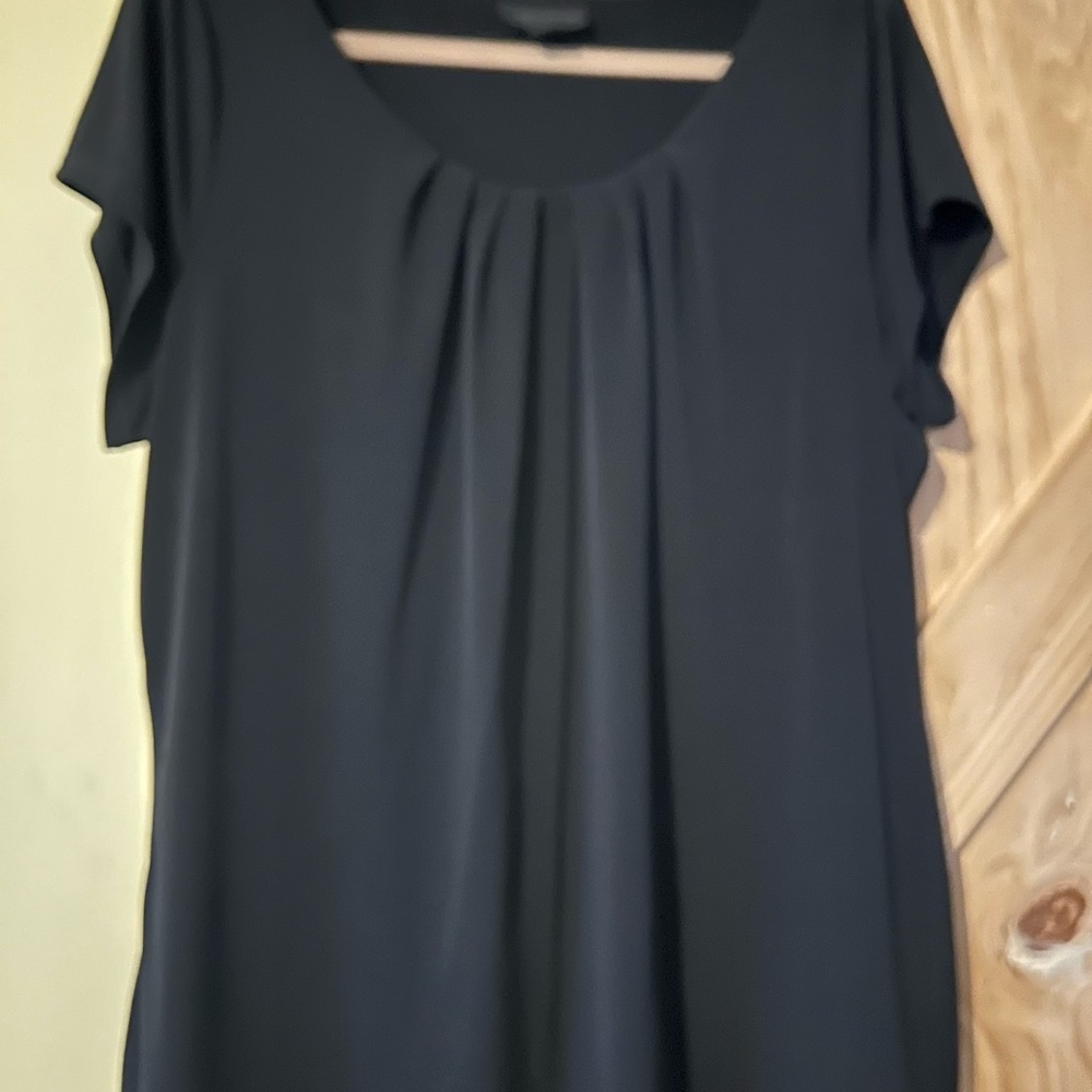 Worthington Classic Black Blouse